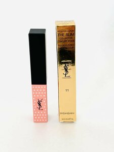 【送料込】 未使用！YSL イヴサンローラン コスメ 口紅 ルージュピュールクチュール　ザスリムコレクター 11 AMEBGUOUS BEIGE 2.2g/6438356