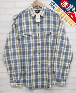 8T6043/未使用品 RRL チェックネルシャツ