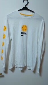 PUMA にこちゃん　ロゴ　長袖　Tシャツ　S