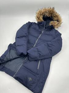 希少/美品 bshop別注/水沢ダウン/ロング ファー ダウンコート/M/DESCENTE ALLTERRAIN mizusawa down デサント オルテライン ジャケット