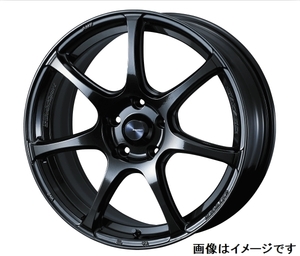 【個人宅発送可能】Weds Sport SA-75R ウェッズ スポーツ 17×6.5J +50 4穴 Rim Edge 5.04mm PCD100 HBCII ホイール 1本 (74021)