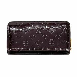 ルイヴィトン LOUIS VUITTON ヴェルニ ジッピーウォレット ルージュフォーヴィスト モノグラム 長財布 財布 ウォレット ラウンドファスナー