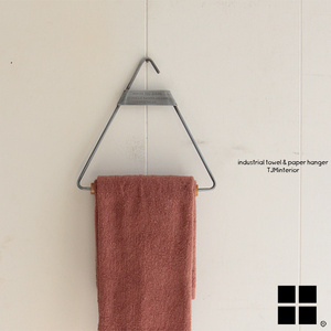 industrial towel&paper hanger インダストリアル タオル&ペーパーハンガー 98226-0017 タオルハンガー 鉄製