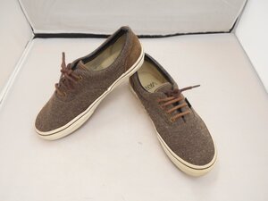 【VANS】ヴァンズ　メンズ　スニーカー　キャンバス　ダークブラウン　25.5cm　SY02-XU6