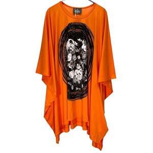 Vivienne Westwood MAN 【men4422I】 フラワープリントオーバーサイズドルマンカットソー 花 Tシャツ Tee トップス 未使用タグ付き AR