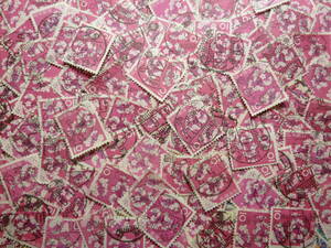 ★普通切手ソメイヨシノ10円切手使用済　オフペーパー400枚位　満月、可読印が多い、