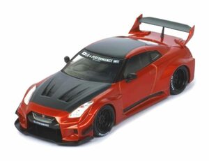 イクソ 1/43 LB シルエットワークス 35GT-RR 2019 メタリックレッド