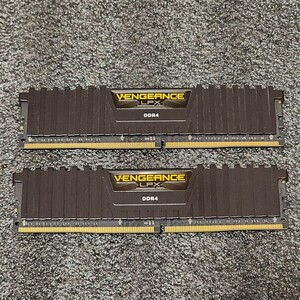 CORSAIR VENGEANCE LPX DDR4-2666MHz 32GB (16GB×2枚キット) CMK32GX4M2A2666C16 動作確認済み デスクトップ用 PCメモリ 