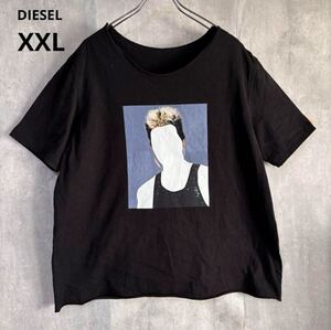 ディーゼル　DIESEL Tシャツ　黒　XXL