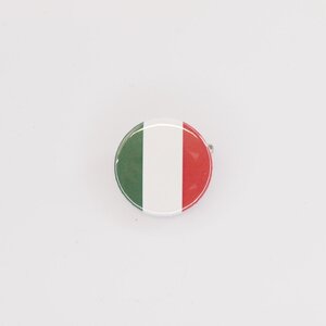 Button badge 25mm Italian flag 缶バッジ イタリア国旗柄 Vespa Lambretta ベスパ ランブレッタ 50S 100 et3 GTR RALLY PX200E 160GS