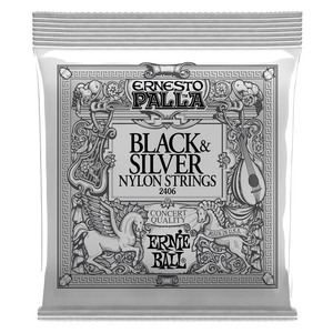 ERNIE BALL ERNESTO PALLA BLACK & SILVER NYLON #2406 クラシックギター弦【アーニーボール】