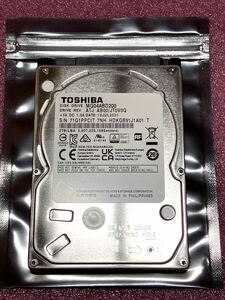 【101時間】東芝 2TB 2.5インチ HDD MQ04ABD200 SATA ハードディスク TOSHIBA 9.5mm 5400rpm