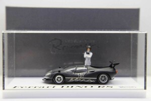 ロム完成品 スタイル43 1/43 サーキットの狼 フェラーリ ディノ レーシング スペシャル #17 谷田部RS ブラック ディーノ 風吹裕矢 