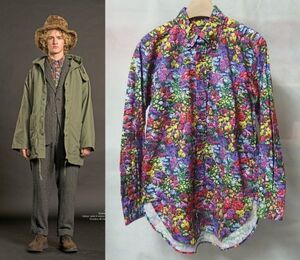 19AW Engineered Garments エンジニアードガーメンツ 19th Century BD Shirt Multi Color Cotton Print Garden シャツXXS 総柄