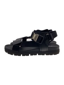 PRADA◆サンダル/UK7.5/BLK