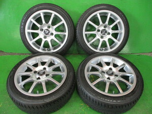 SPORT TECHNIC☆14インチ/6J+38☆4/100☆155/55R14☆タイヤセット/チューナー用/スポーク/軽自動車/格安/即決