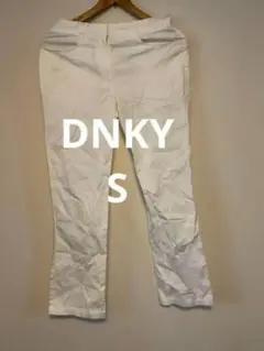 DNKY ダナキャラン パンツ ホワイト サイズ2 ヴィンテージ レディース