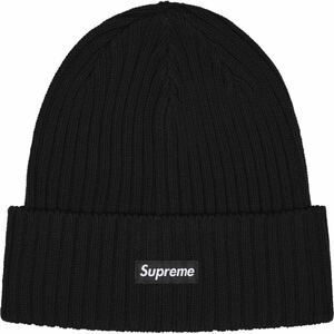 2024SS supreme Overdyed Beanie 黒 シュプリーム ビーニー ニット帽