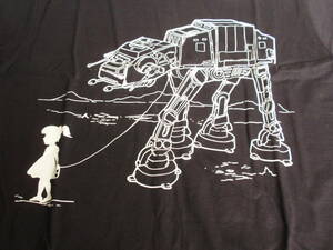 新品＆即決！おもしろTシャツ （STARWARS スターウォーズ　ATAT　AT-AT）　MサイズＲ