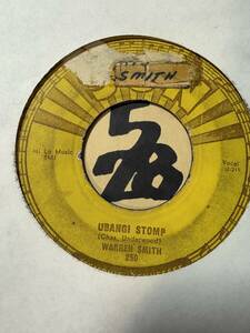 試聴 1956年ロカビリー/海外1万５千超え盤 WARREN SMITH UBANGI STOMP 両面VG(+) SOUNDS VG++ SUN250/ストレイ・キャッツらがカヴァー