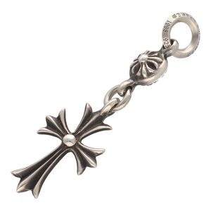 【中古】 CHROME HEARTS クロムハーツ 1ボールタイニーCHクロスチャーム ネックレス ペンダント トップ 24000761 RS