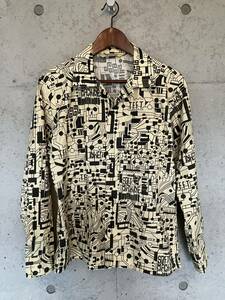 Mサイズ SOFTMACHINE ソフトマシーン CIRCUIT SHIRTS L/S WHITE 長袖 ボタン シャツ