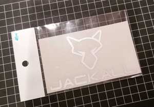 　Jackal　ジャッカル　転写ステッカー　カッティングシール/シルバー