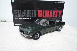 GREEN LIGHT フォードマスタング GT 1968 STEVE MCQUEEN 1/18 ミニカー