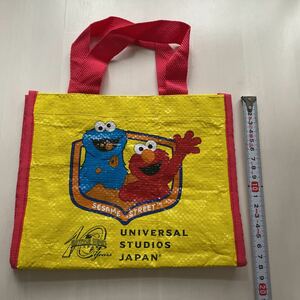 USJ エコバッグ トートバッグ 10周年限定　 セサミストリート　ユニバーサルスタジオジャパン