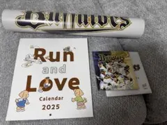 ORIX BUFFALOESとRUN&LOVE 2025年カレンダー 3点セット