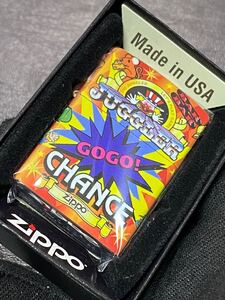 zippo ジャグラー フルカラー 5面加工 レッド 希少モデル 2022年製 GO GO CHANCE JUGGLER ケース 保証書付き