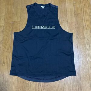 リーボック レズミルズ　LesMills ノースリーブ　黒 タンクトップ ノースリーブ フィットネス ジム