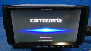 (S)　Carrozzeria カロッツェリア サイバーナビ AVIC-ZH09CS 2011年地図データ 不具合有り 動作確認済 CD DVD Bluetooth フルセグ