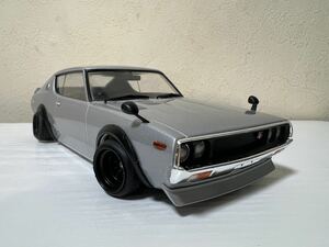 SKYLINE 2000GT-R KPGC110 シルバー　1/24完成品