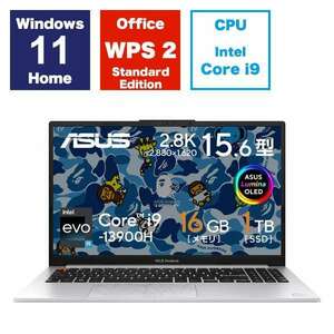 ASUS K5504VA-MA254W Vivobook S 15 OLED BAPE Edition　15.6型OLED (有機EL)/Core i9-13900H/16GB/SSD1TB 1年保証付　程度極上　送料無料