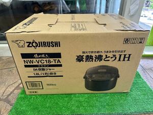 ○2G9013 未使用　ZOJIRUSHI 象印 IH炊飯ジャー 極め炊き 1.8L NW-VC18-TA○