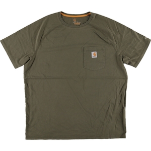 古着 カーハート Carhartt RELAXED FIT 半袖 ワンポイントロゴポケットTシャツ メンズL相当 /eaa437398