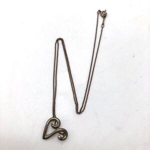 TIFFANY&Co. ティファニー ネックレス イニシャルV シルバー925 アクセサリー P122