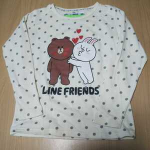 LINE FRIENDS 長袖シャツ 150cm ラインフレンズ