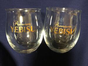 激レア非売品　YEBISU エビスビール 特製ペアグラス やまやオリジナル　ノベルティ