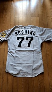 阪神タイガース 77 星野仙一監督 2003年 実使用 ビジターユニフォーム 優勝年度