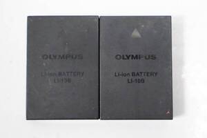 G3269 (16) &【2個セット】 OLYMPUS LI-10B デジタルカメラ用純正バッテリー