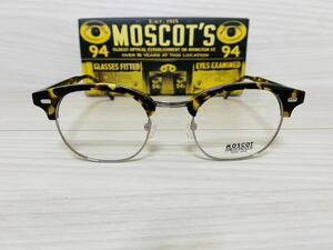 ★MOSCOT★モスコット★ユケル★メガネフレーム★YUKEL★伊達眼鏡 ボストン サーモントタイプ 鼈甲柄★未使用 美品