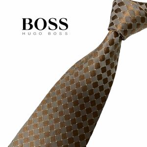 HUGO BOSS ネクタイ 菱形柄 ヒューゴ ボス USED 中古 m429