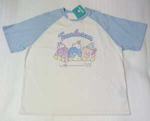 サンリオ tuxedosam タキシードサム Tシャツ ３L-４Lサイズ sanrio 大きいサイズ 半袖 新品タグ付き ぺんぎん ブルー