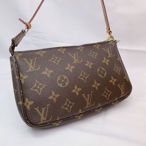 t978 LOUIS VUITTON ルイヴィトン アクセソワール M40712 ポーチ ショルダー ハンドバッグ モノグラム シリアル AR0929