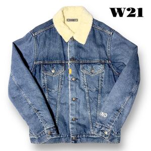 ★年末セール中！ WIND AND SEA MINE DENIM ウィンダンシー マインデニム ボア ジャケット インディゴ ブルー 青 紺 2 20MND-WAS001-85-022