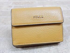 FURLA/フルラ レザー 三つ折り財布/小銭入れあり ミニウォレット 【8375y1】