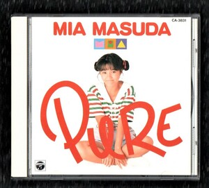 Ω 増田未亜 MIA MASUDA 10曲入 1989年 CD/ピュア PURE/一日遅れのバースデイ 私は元気です ポニーテールにした朝は 潮風に振りむいて