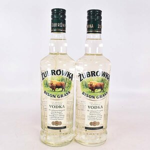 2本セット★ズブロッカ オリジナル 500ml 37.5% ポーランド バイソングラス ウォッカ ZUBROWKA I23S039